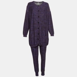 luxury-women-m-missoni-used-clothes-p1002832-004.jpg m missoni purple patterned lurex knit cardigan & playsuit set l