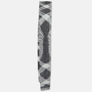 missoni monochrome diamond pattern lurex knit stole