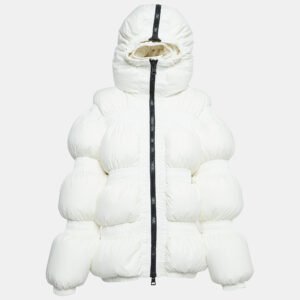 moncler genius x craig green white cotton puffer down jacket m