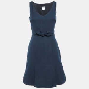 luxury-women-red-valentino-used-clothes-p1011996-001.jpg red valentino blue cotton pleated mini dress s