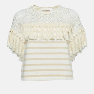 luxury-women-see-by-chloe-used-clothes-p1006624-002.jpg see by chloe beige crochet trim stripe cotton t-shirt xs