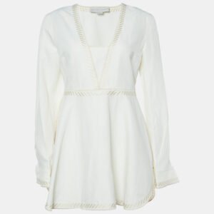 luxury-women-stella-mccartney-used-clothes-p1002067-002.jpg stella mccartney off white embroidered cotton blend tunic s